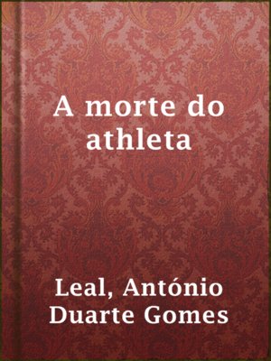 cover image of A morte do athleta